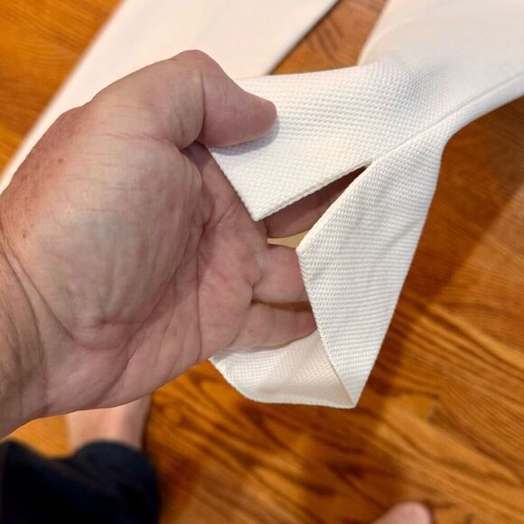 Worth Textured White Dress Pants. Size 4. - Picture 5 of 9